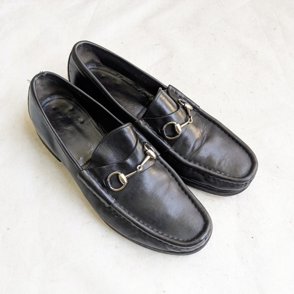 Gucci Horsebit Loafers Black Men's 10.5 D - Picture 1 of 16